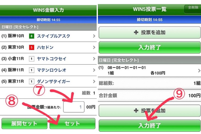 WIN5の買い方スマホ版3